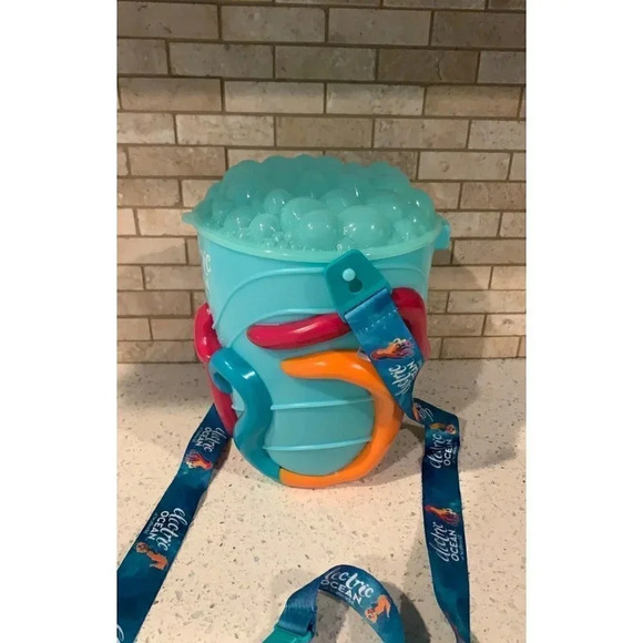 SeaWorld Electric Ocean Popcorn Bucket fb - Picture 2 of 7